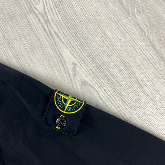 Stone Island Zip Overshirt - Black