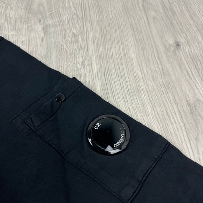 CP Company Light Fleece Zip Sweatshirt - Black